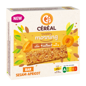 Happy Morning Bar Sesame-Abrikoos