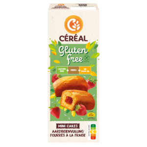 Mini Cakes met Aardbeienvulling