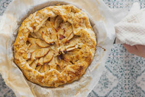 Glutenvrij appel-kaneel taartje