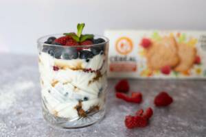 Zomerse Trifle met frambozen