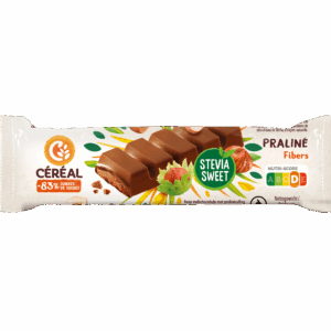 Praliné Melkchocoladereep met Stevia