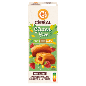 Mini Cakes met Aardbeienvulling