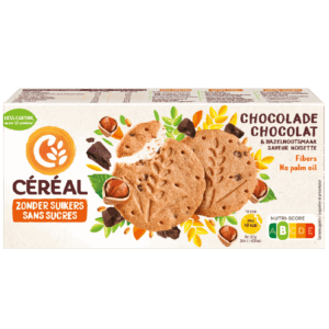 Zandkoekjes met Chocolade & Hazelnootsmaak