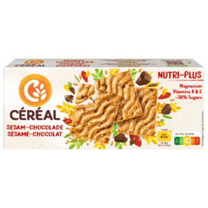 Sesamkoekjes met chocolade