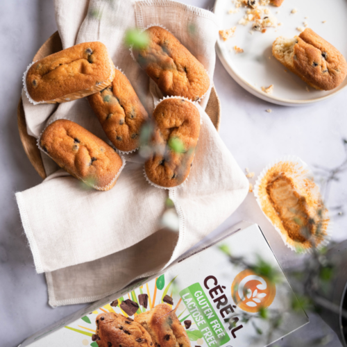 Mini-cakes met stukjes chocolade