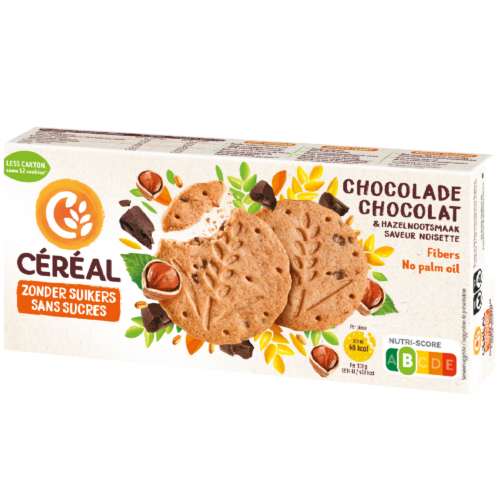 Zandkoekjes met Chocolade & Hazelnootsmaak