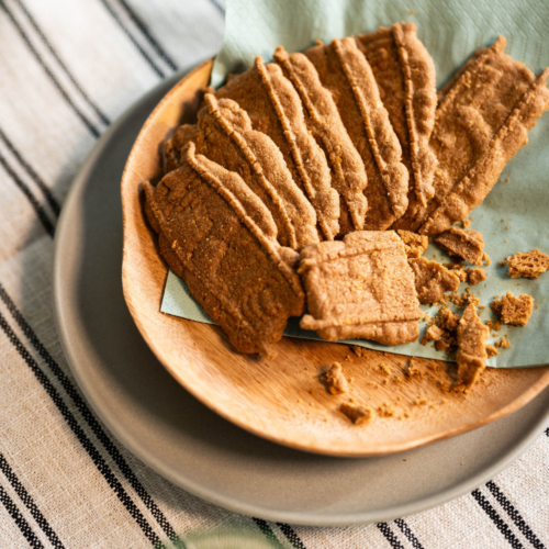 Speculoos met stukjes amandel