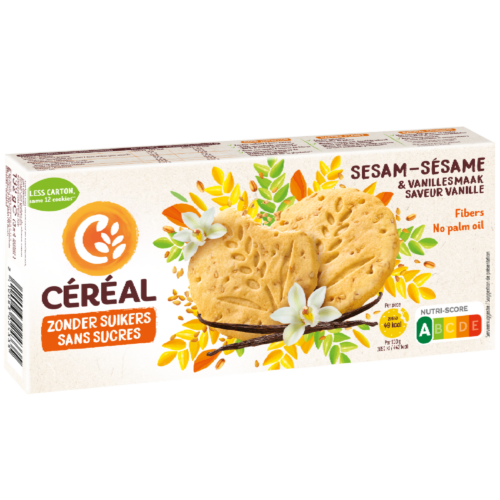 Sesamkoekjes met Vanillesmaak