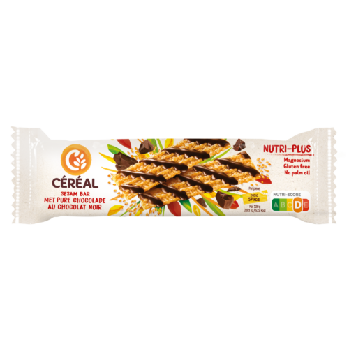 Sesam Bar met pure chocolade