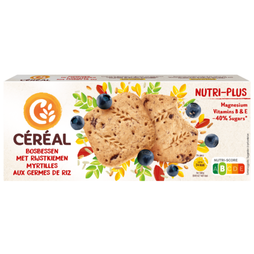 Zandkoekjes met Bosbessen en Rijstkiemen