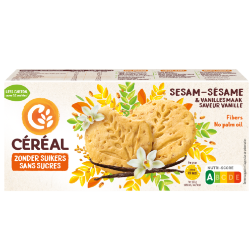 Sesamkoekjes met Vanillesmaak