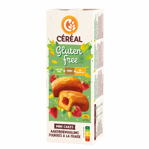 Mini Cakes met Aardbeienvulling