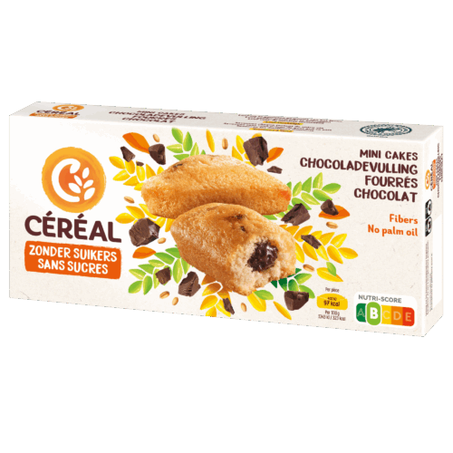 Mini Cakes met chocoladevulling