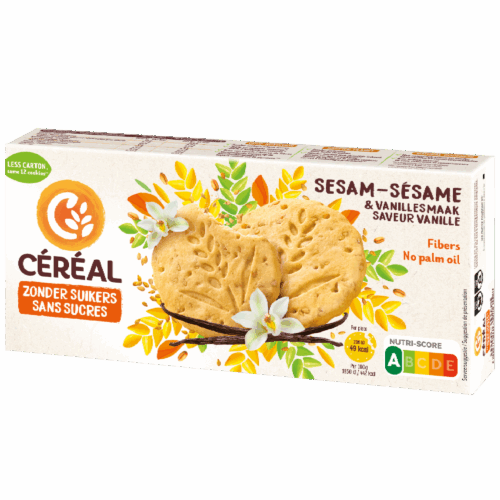 Sesamkoekjes met Vanillesmaak