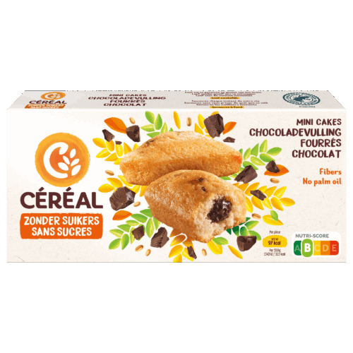 Mini Cakes met chocoladevulling