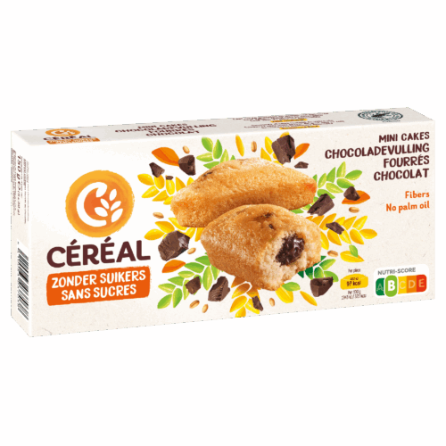 Mini Cakes met chocoladevulling