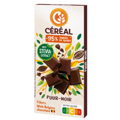 Pure chocoladetablet met Stevia