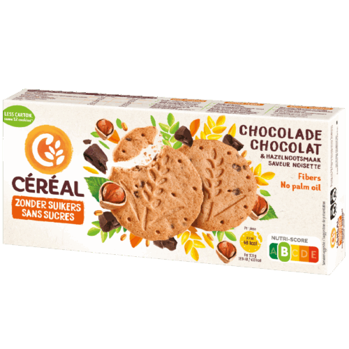 Zandkoekjes met Chocolade & Hazelnootsmaak