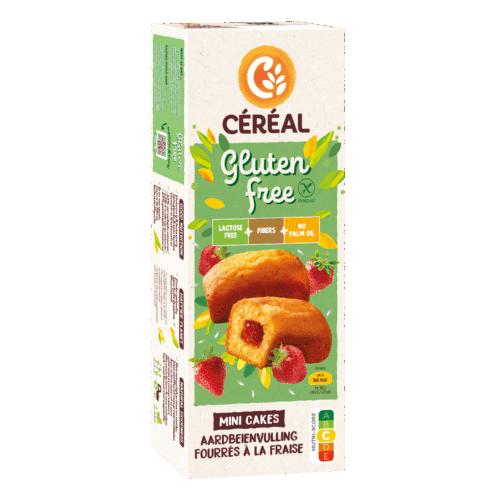 Mini Cakes met Aardbeienvulling