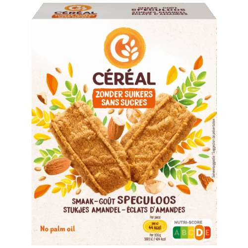 Speculoos met stukjes amandel