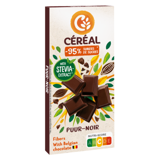 Pure chocoladetablet met Stevia