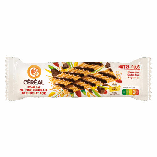 Sesam Bar met pure chocolade