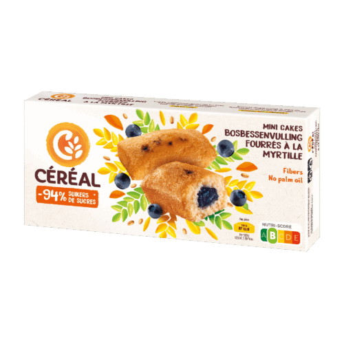 Mini Cakes met Bosbessenvulling