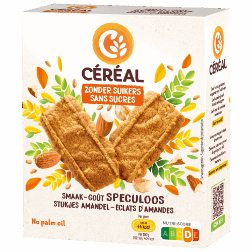 Speculoos met stukjes amandel
