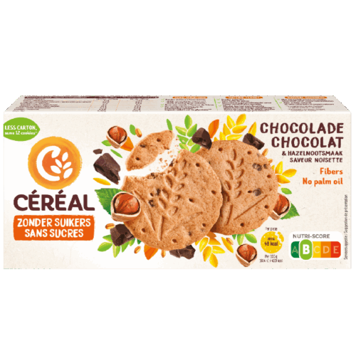 Zandkoekjes met Chocolade & Hazelnootsmaak