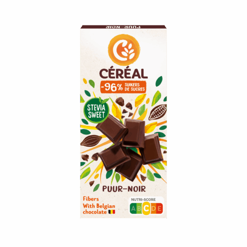 Pure chocoladetablet met Stevia