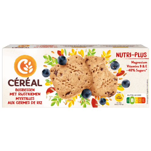 Zandkoekjes met Bosbessen en Rijstkiemen