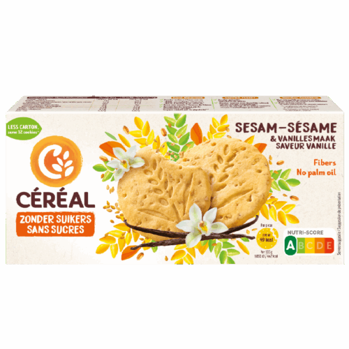 Sesamkoekjes met Vanillesmaak