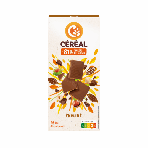 Praliné melkchocoladetablet